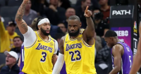 勒布朗詹姆斯在湖人队获胜中创下新的 NBA 纪录